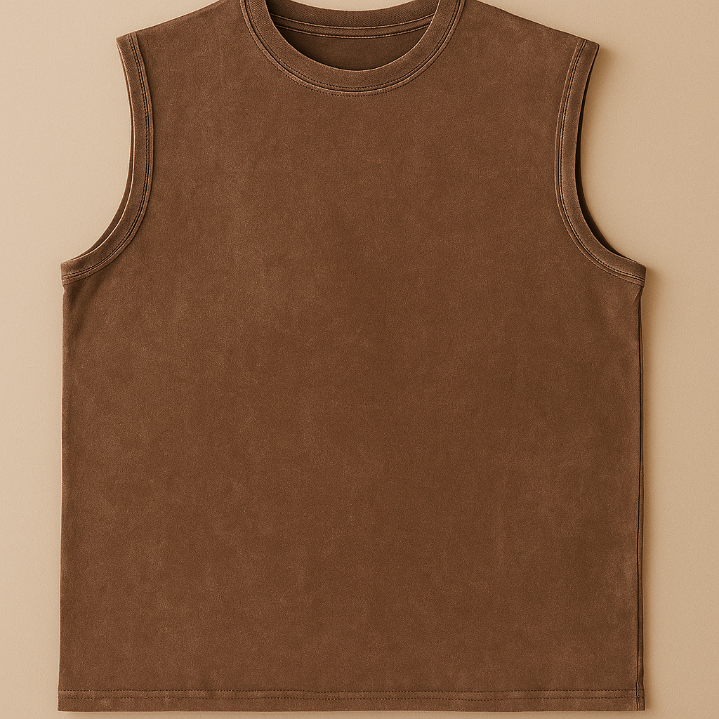 Summer State acid Wash Muscle Tee