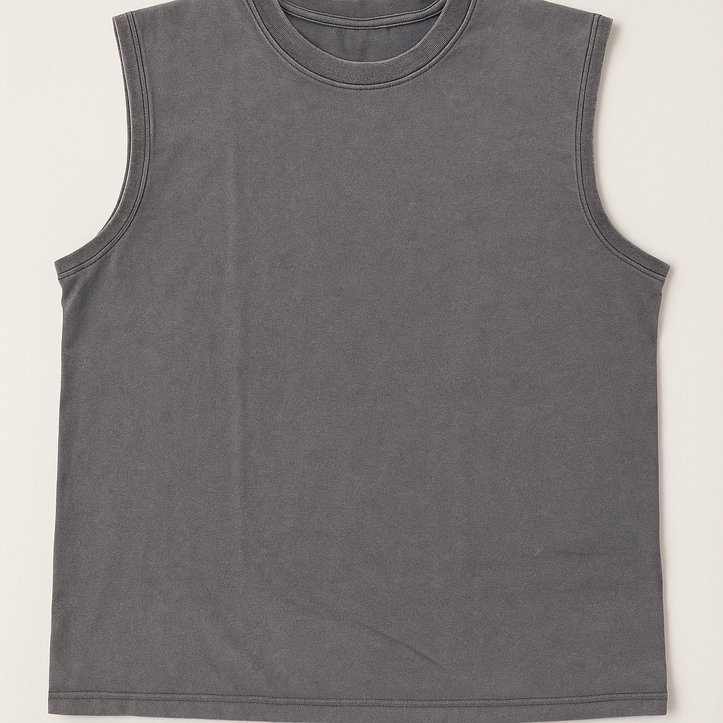 Summer State acid Wash Muscle Tee