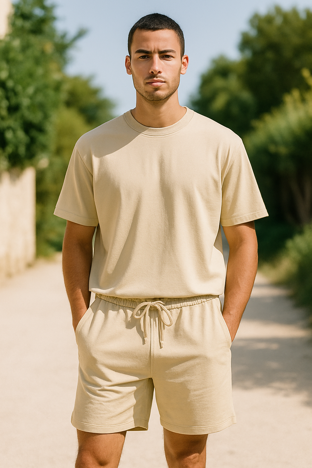 Men's Premium Cotton Lounge Set - 230 GSM