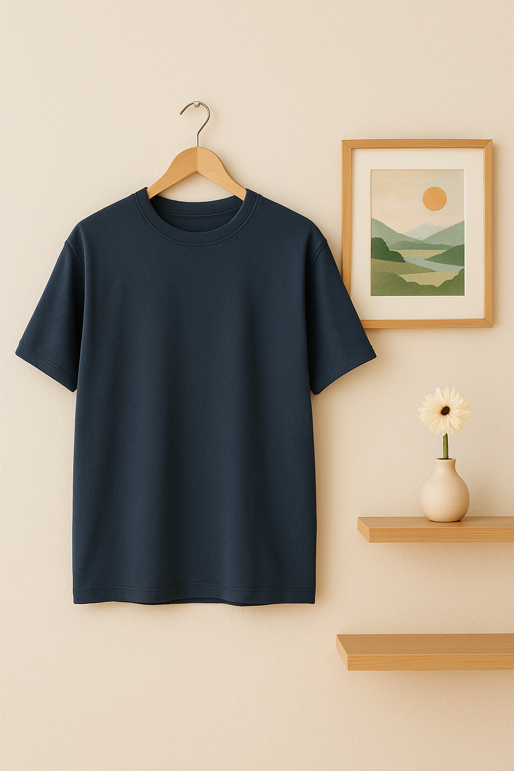 "Mindset" Navy Tee - 240GSM Premium Cotton