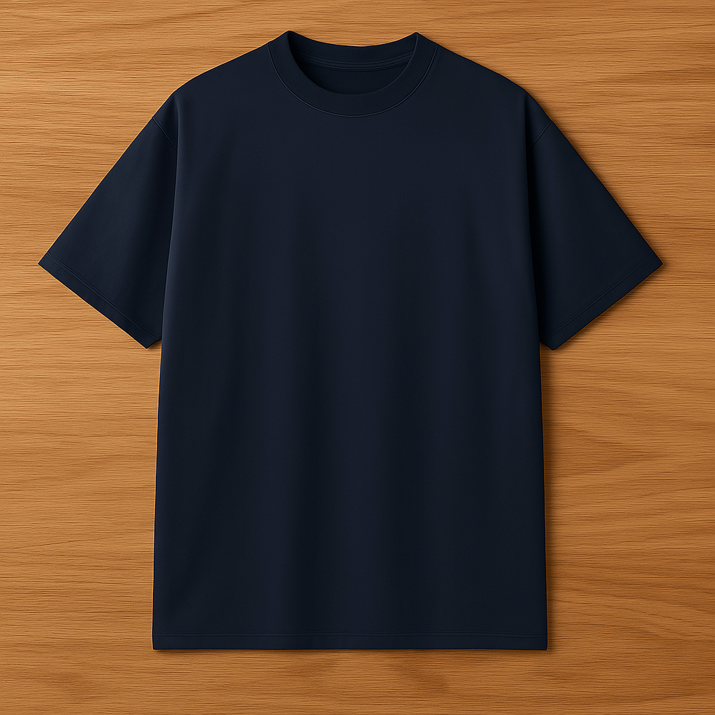 Men's Premium Black Blank T-Shirt - Customize with Text or Image.