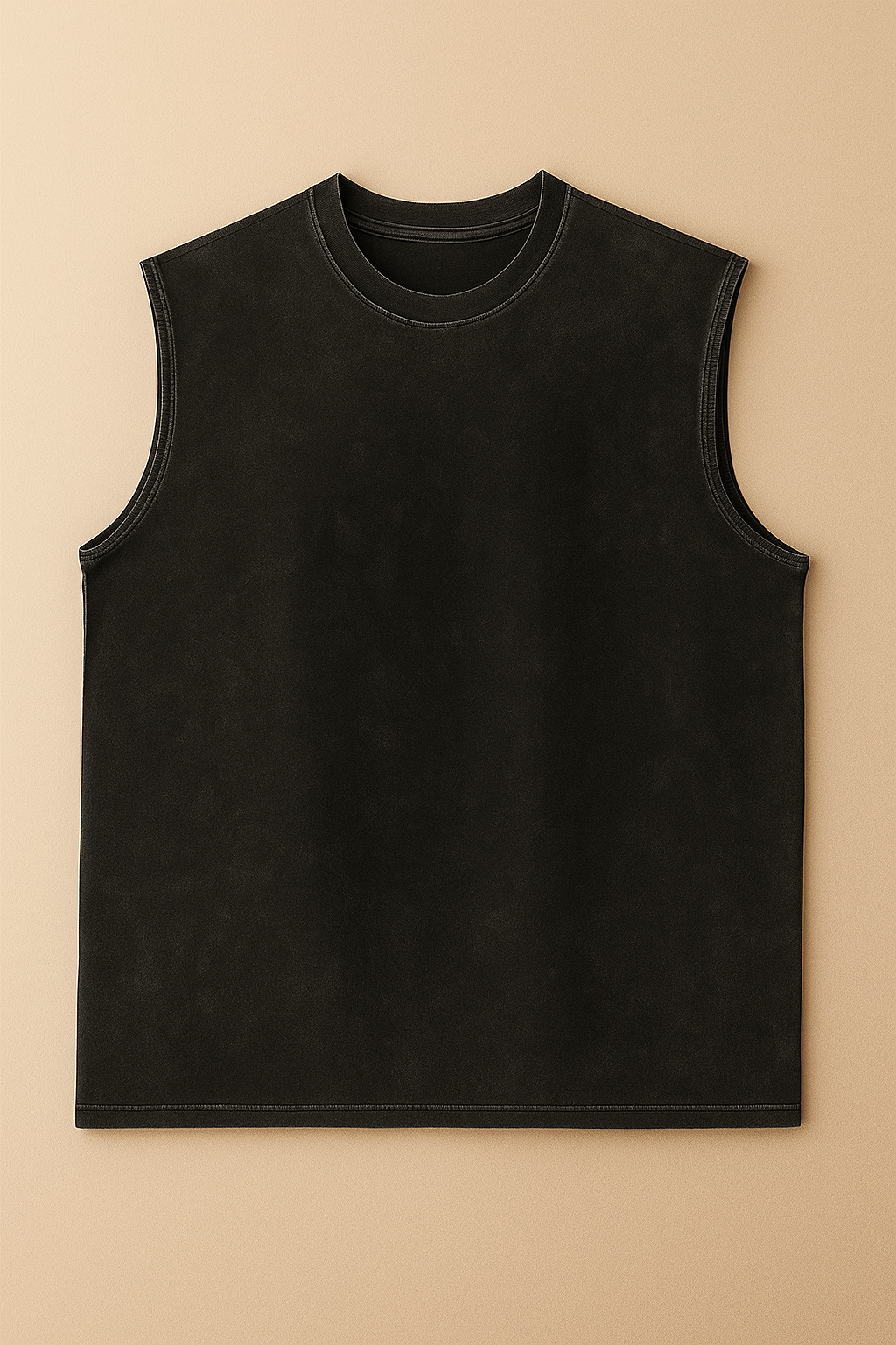 UNBOTHERED Acid Wash Muscle Tee