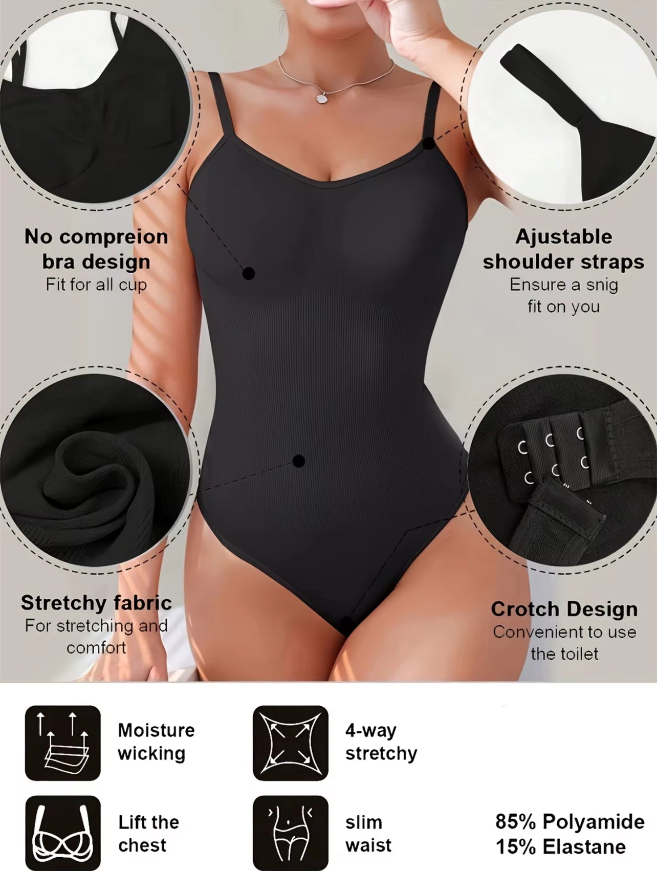 Contour Lounge Bodysuit Thong