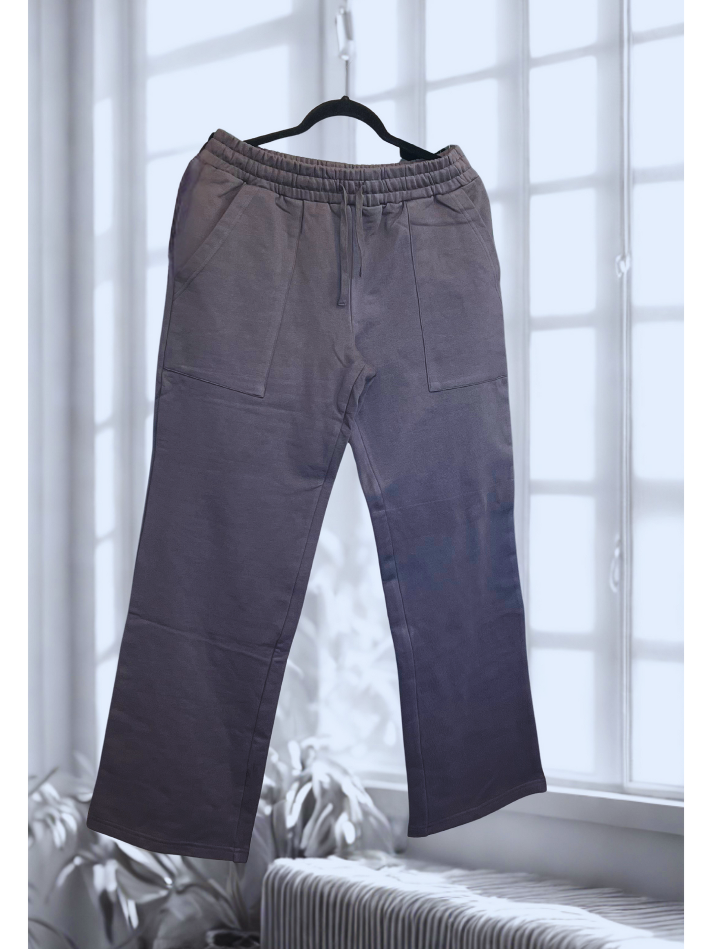 Premium Heavyweight 100% Cotton Hoodie Set (Forged Stone)– 420 GSM French Terry