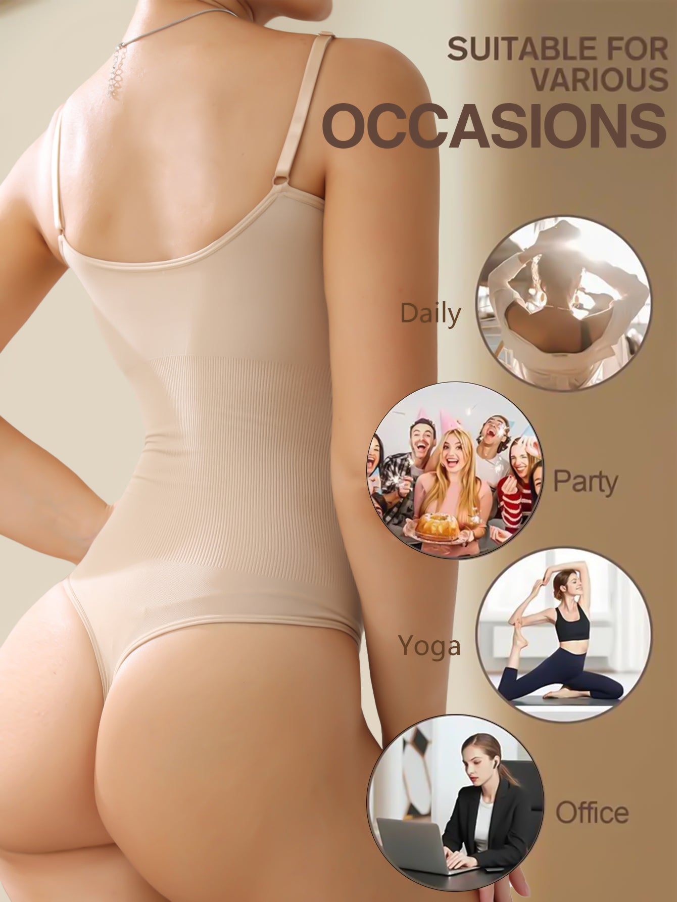 Contour Lounge Bodysuit Thong