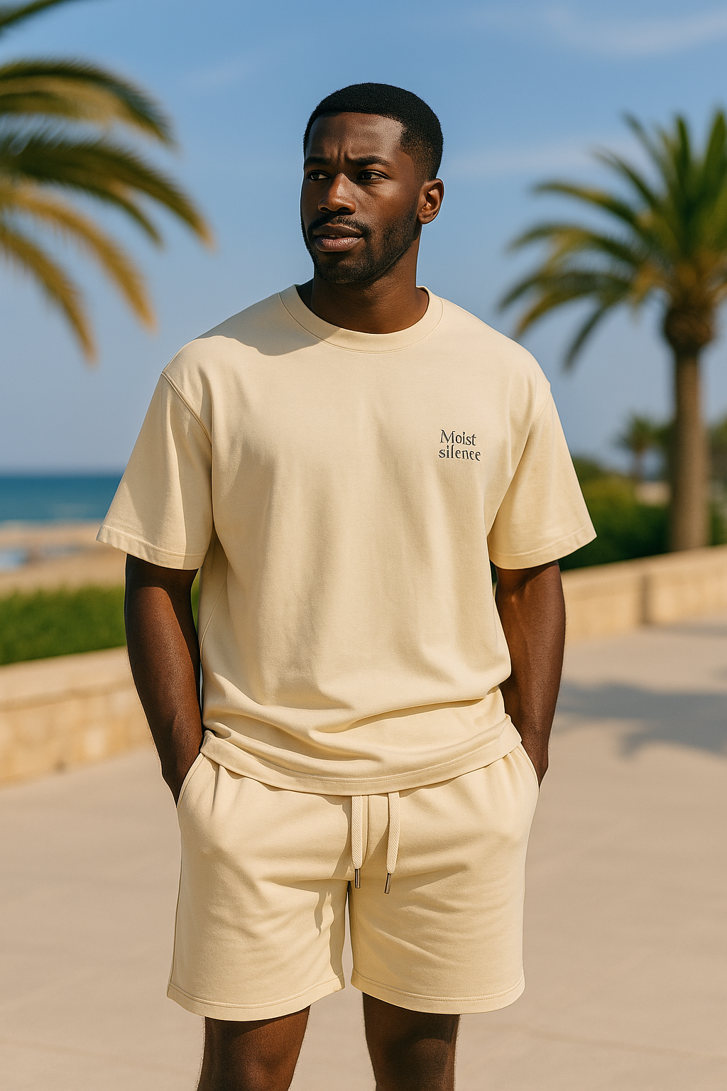 Moist Silence Lounge Set - 100% Cotton | 230 GSM