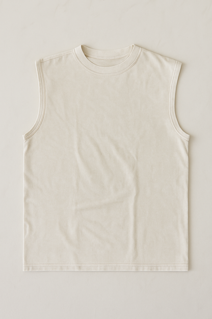 Dune Drift Acid Washed Muscle Tee