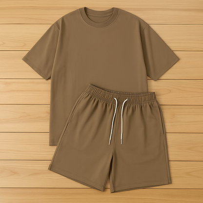 Men's Premium Cotton Lounge Set - 230 GSM