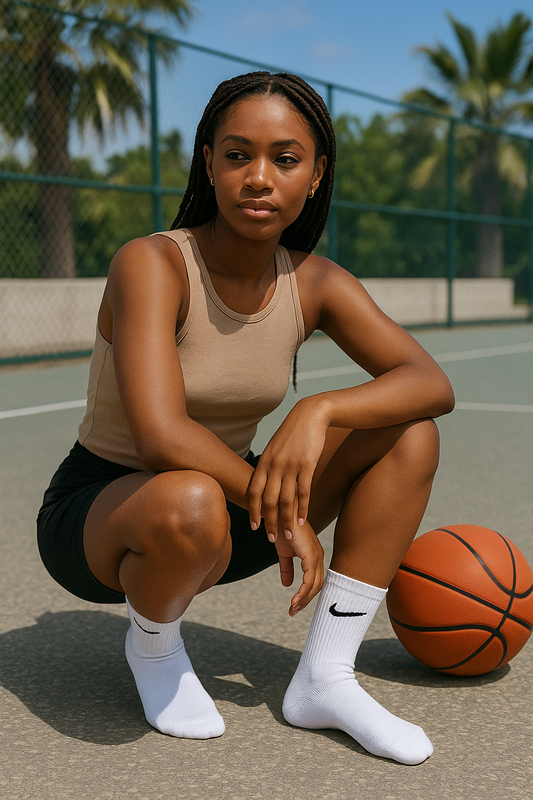 Nike Everyday Plus Crew Socks (White 6-Pack)