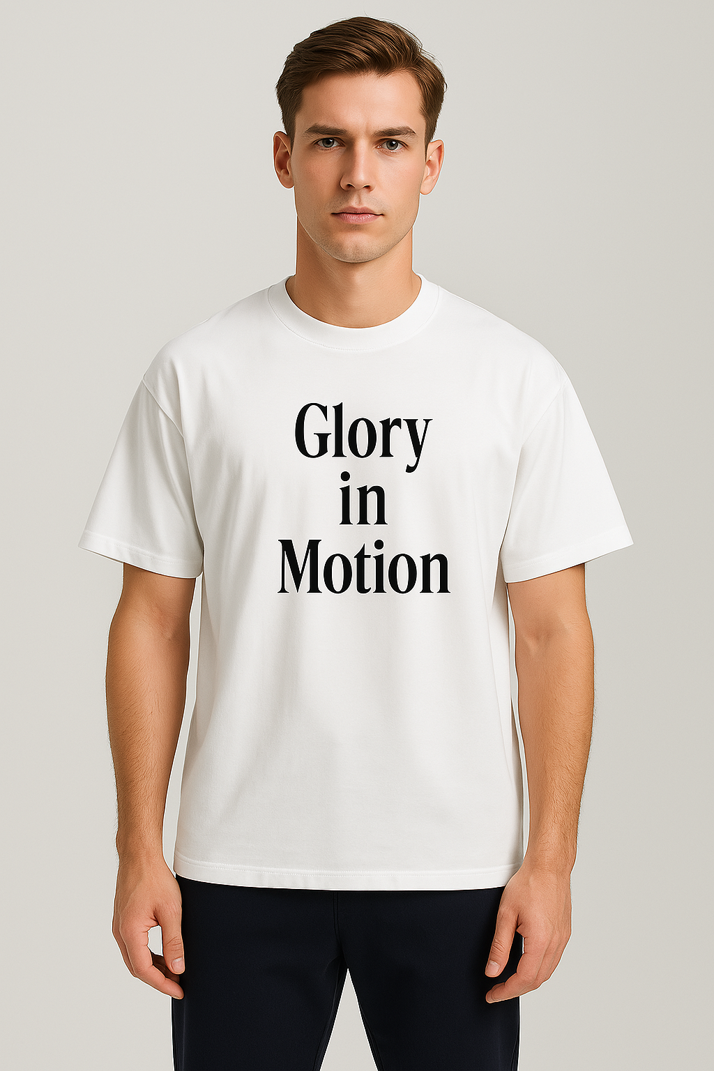 Glory in Motion” Short Sleeve Tee